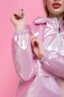 Женский анорак ветровка куртка спортивная дождевик "Unique" Intruder 0041 S (44) Розовый (IN-0041/2 A) - изображение 9