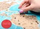 Скретч карта світу з прапорами MyMap Flags edition російською мовою в тубусі, Scratch off map - зображення 4