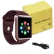 Смарт годинник Smart Watch A1, Sim cart + камера, gold - зображення 5