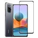 Защитное стекло LUX для Xiaomi Redmi Note 10 Pro Full Сover черный 0,3 мм в упаковке - изображение 1