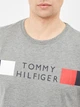 Футболка хлопковая длинная мужская Tommy Hilfiger 10606.3 S Серая - изображение 4