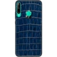 Кожаный чехол Boxface Huawei P40 Lite E Crocodile Blue (40671) - изображение 2