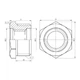 Футорка SD Forte 1/2"х1/4" НВ - изображение 2
