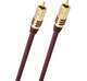 Сабвуферний кабель RCA-RCA Oehlbach NF Sub 500 5m Burgundy - зображення 1