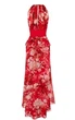 Платье Karen Millen макси шелк 14 L красное (11/11/133) - изображение 4