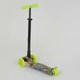 Детский трехколесный самокат Best Scooter А 24647 /779-1391 MAXI со светящимися колесами и съемным рулем, Салатовый с монстриками - изображение 3