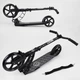 Самокат двухколесный Best Scooter с PU колесами, 1 амортизатором Black (99664) - изображение 3