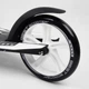 Самокат двухколесный "Best Scooter", с PU колесами, амортизатором, широким рулем, зажимом для руля. Black and White (100069) - изображение 5