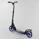 Самокат алюминиевый Best Scooter с PU колесами, 2 аммортизаторами Black/Blue (92088) - изображение 5