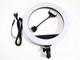 Кольцевая LED лампа селфи подсветка набор блогера Ring Light ZB R14 - 35см 220V с 3 креплениями для телефона+ пульт + чехол - изображение 7
