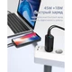 Сетевое зарядное устройство PZOZ GAN 65W (2 usb type-c + 1 usb A) Black - изображение 6