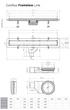 Дренажний канал FRAMELESS L750 mm, вставка біле скло (13701214) TM PESTAN - изображение 8