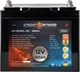 Аккумулятор литиевый LogicPower LiFePO4 12V - 100 Ah (+ слева, прямая полярность) пластик (LP10966) - изображение 1