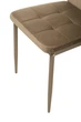 Стул для кухни и гостиной Vetro Mebel N-66-2 Капучино вельвет (N-66-2-cappuccino-velvet) - изображение 8
