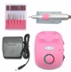 Профессиональный Фрезер для маникюра и педикюра Beauty Nail DM-208 c педалью 35 Вт Розовый - изображение 1
