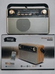 Радіо акумуляторне з Bluetooth і пультом управління Kemai Retro Gold MD-505-BT - зображення 4