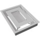 Вентиляційна решітка Kratki WIND біла 22x30 - изображение 7