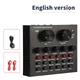 Зовнішня звукова карта адаптер аудіоінтерфейс Bluetooth Live Sound Card V8 USB-гарнітура для мікрофона - зображення 8