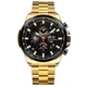 Механические часы с автоподзаводом Forsining (gold-black) - гарантия 12 месяцев - изображение 1