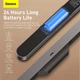 Акумуляторна магнітна лампа BASEUS Magnetic Stepless Dimming Charging Desk Lamp (4.5W, 1800mAh, 4-24h). Gray - зображення 4
