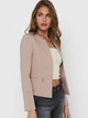Жакет ONLY ONLMADDY-KOMA LS SHORT ZIP BLAZER CC TLR 42 Розовый 15218437 Adobe Rose - изображение 4