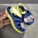 Сандали для девочки Favorite Shoes темно-синие 17 размер / 13,9 см - изображение 2