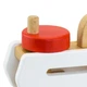 Игрушечный миксер Viga Toys деревянный 24х20х13 см красный белый (700868) - изображение 3