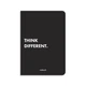 Блокнот ORNER Think Different А5 144 листа в клеточку Черный - изображение 1
