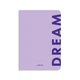 Блокнот ORNER Dream А5 144 аркуші у клітинку Фіолетовий - зображення 1