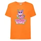 Футболка детская Радужная Кошка 005 (Rainbow Cat) оранжевая (RNC orn 005) 152 см - изображение 1