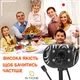 Веб камера 640×480 PC-camera Чёрная для компьютера ноутбука c подсветкой микрофоном на гибкой ножке - изображение 6