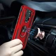 Чехол Shield для Motorola Moto E7 Plus бампер противоударный с подставкой Red - изображение 2