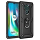 Чехол Shield для Motorola Moto E7 Plus бампер противоударный с подставкой Black - изображение 3