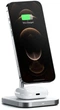 Беспроводное зарядное устройство Satechi Aluminum 2 in 1 Magnetic Wireless Charging Stand Space Grey (ST-WMCS2M) - изображение 1