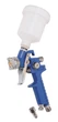 Краскопульт пневматический MASTERTOOL HVLP MINI ВПЛБ 125 мл Ø 0,8 мм круглый/плоский факел 70-110 л/мин 2-2,5 бар 80-8930 - изображение 1