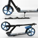 Самокат Best Scooter Wolf 76537 складной, амортизатор, подножка - изображение 4