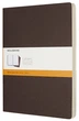 Набір зошитів Moleskine Cahier великий 19 х 25 см в лінію коричневий - изображение 1