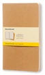 Набір зошитів Moleskine Cahier середній 13 х 21 см в клітинку бежевий - изображение 1