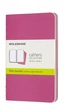 Набір зошитів Moleskine Cahier кишеньковий 9 х 14 см нелінований кінетичний рожевий - изображение 1