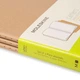 Набір зошитів Moleskine Cahier XXL 21,6 х 27,9 см нелінований бежевий - изображение 6