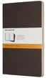 Набір зошитів Moleskine Cahier середній 13 х 21 см в лінію коричневий - изображение 1