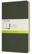 Набір зошитів Moleskine Cahier середній 13 х 21 см нелінований зелений - изображение 1