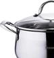 Кастрюля Bergner Gourmet 4.5л из нержавеющей стали со стеклянной крышкой (PSG_BG-6530) - изображение 2