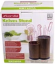 Колода для ножей Brash Stand Wood пластиковая двойная 12х22,5х20 см Kamille (2000002643951) - изображение 4