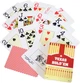 Карти гральні Duke Texas Hold'em, пластик, 54 листа 9.3х6.6х1.8 см Червоні (DN30766RED) - зображення 1