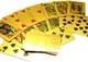 Набір подарунковий Duke 999.9 Gold Playing Cards на 1 колоду 100% пластик, сорочка "100 Dollars" 54 аркуша, золото/червоний лак (11х8х4 см) (DN32376) - зображення 3