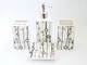 Набор аксессуаров Ceramic Set керамический Бело-черный (32069B) - изображение 1