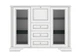 Комод Вайт 2W3S1B/1610*450*1195 з ДСП та МДФ колір Ясен сніговий/сосна срібна Gerbor Holding - зображення 1