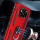 Ударопрочный чехол Serge Ring for Magnet для Xiaomi Poco X3 NFC / Poco X3 Pro Красный Без бренда - изображение 3
