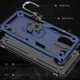Ударопрочный чехол Serge Ring for Magnet для Xiaomi Poco X3 NFC / Poco X3 Pro Темно-синий Без бренда - изображение 6